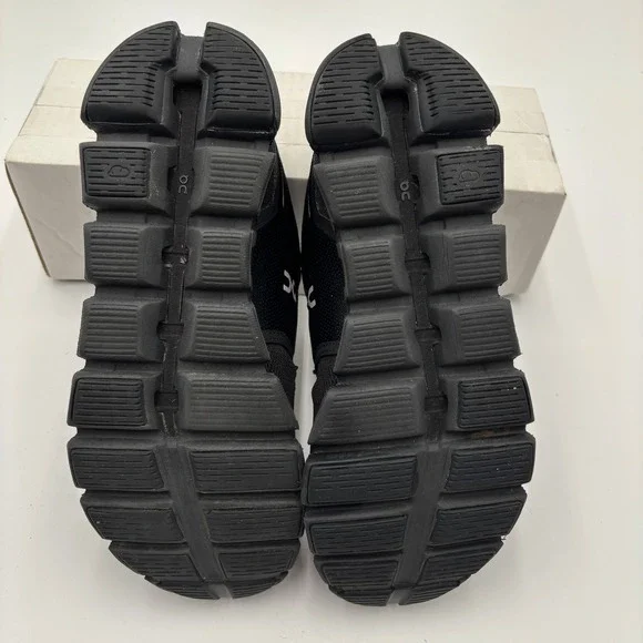 On Cloud Women's Running Shoes Black Mesh Sneakers Size 8 (Swiss Engineering) - Picture 9 of 9